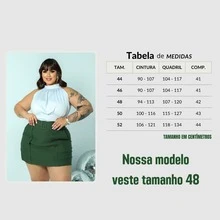 Plus Size Shorts - Army Green - View 7