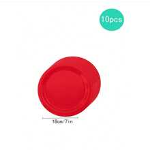 10 قطعة مجموعة أدوات مائدة حفلات يمكن التخلص منها، أطباق ورقية بقطر 7 بوصة و 9 بوصة، أطباق عشاء يمكن التخلص منها، أطباق حلوى ورقية، ديكورات حفلات، لوازم حفلات، أدوات مائدة حفلات يمكن التخلص منها، متعددة الألوان للاختيار منها