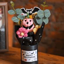 Halloween Table Centerpieces Decorations Halloween Table Artificial Flowers Tabletop Decor For Home Kitchen Indoor Party