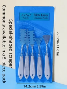 9 件/8 件/7 件/4 件/3 件美术油画调色刀、丙烯水彩颜料刮刀、抹刀、画笔套装、学校用品、返校