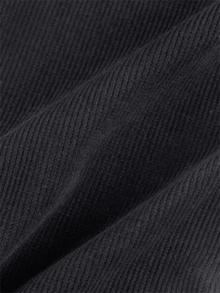 Tween Boy Casual Straight Leg Corduroy Wide Leg Pants, Spring/Autumn - Black - View 5