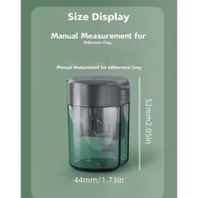 晨光双孔卷笔刀削屑盒装1个，轻松旋转卷笔刀，便携式学生卷笔刀，木质杆铅笔刀APS912D4，小巧方便携带，适合学生和办公室用户，返校用品