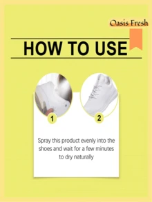 1/2 Stücke Schuh- & Socken Geruchsentferner Spray, entfernt Gerüche, erfrischt Schuhe & Socken, 100ml Flasche, Grüntee Duft, praktische Tagespflege, geeignet für alle