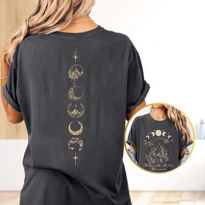 Camiseta Unissex Aesthetich Magic Moon
