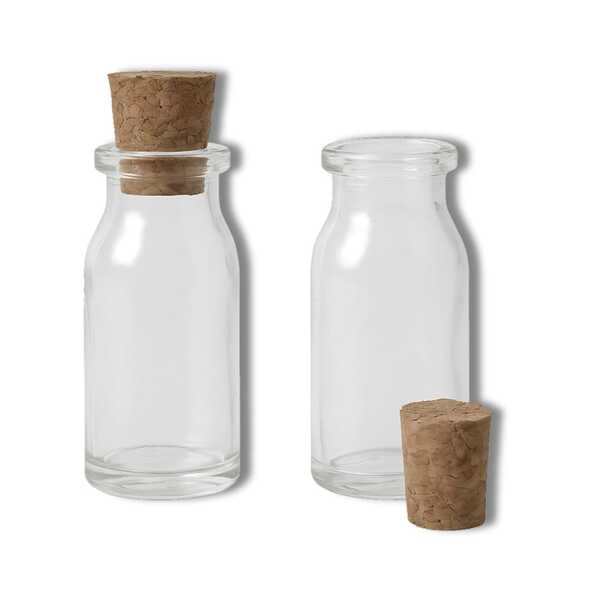Conjunto De 100 Mini Frascos De Vidro Para Lembrancinha - Penicilina 8,5ml