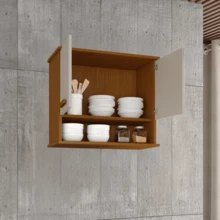 Mavi Modulo 2-Door Hanging Organizer Cabinet - 米色 - 查看 2