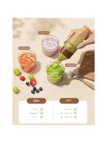 Silicone Baby Food Feeder Squeeze Feeding Spoon, Porridge Bottle, Rice Cereal Feeding Water Tool, Baby Weaning Utensils