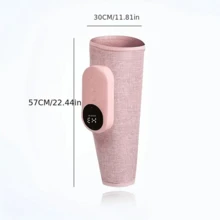 无线腿部按摩器，三种模式，包括气压按摩和加热，提供加热小腿和足部按摩，三种强度可调，单腿适用，2000mAh电池 - 彩色 - 查看 4