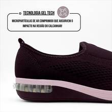 Modare Women's Gym Casual Sneakers Comfortable Orthopedic Shock Absorbing Everyday Stylish Original - màu đen - Xem 8