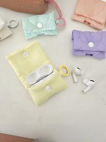 Bluetooth Earphone Storage Box, Earphone Protective Soft Case, Travel Organizer Bag, Bluetooth Earphone Case, Charging Box, Power Bank, Phone Charger, Digital Camera Accessories - Multicolor - View 2