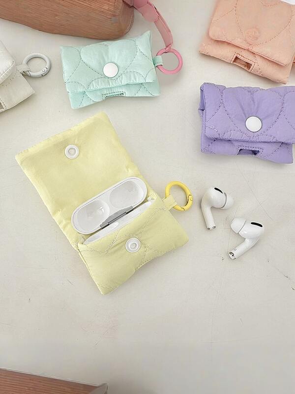 Estuche de almacenamiento para auriculares Bluetooth, estuche protector suave para auriculares, bolsa organizadora de viaje, estuche para auriculares Bluetooth, caja de carga, batería portátil, cargador de teléfono, accesorios para cámara digital