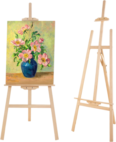 Caballete de Madera Profesional 70 cm para Pintura, Arte y Exhibición | Caballete de Piso Tipo Trípode Altura Ajustable | Ideal para Lienzos, Bastidores, Carteles, Cuadros, Pizarras y Posters | Soporte de Madera Natural Resistente y Estable | Perfecto para Pintores, Artistas Plásticos, Estudiantes, Talleres de Arte, Escuelas, Galerías y Presentaciones | Montaje Rápido y Fácil | Acabado Liso y Elegante | Estilo Clásico para Decoración de Eventos, Bodas, Exposiciones y Ferias de Arte | Compatible con Lienzos Grandes hasta 50 cm | Portátil y Reutilizable | Apto para Pintura al Óleo, Acrílica y Acuarela | Ligero pero Sólido | Caballete Decorativo y Funcional para Uso Profesional o Aficionado | Excelente para Estudios de Arte, Negocios Creativos o Espacios de Trabajo | Producto Duradero con Madera de Alta Calidad | Estética Natural que Combina con Cualquier Ambiente o Estilo Artístico