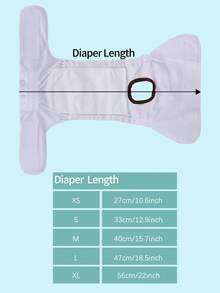 1pc Luxury Washable Reusable Dog Diaper (Fashionable Pattern) - Female Dog Diaper, Dog Diaper - Multicolor - View 6