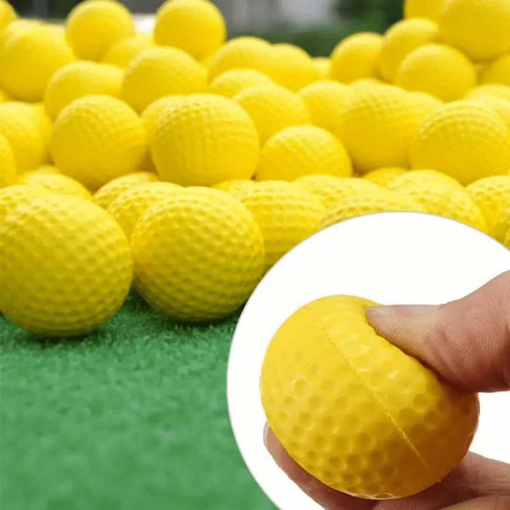 10 quả bóng golf bằng xốp PU, bóng golf đàn hồi bằng xốp dùng để luyện tập trong nhà và ngoài trời, cải thiện cú đánh golf và độ chính xác, phụ kiện chơi golf, món quà hoàn hảo cho những người đam mê chơi golf
