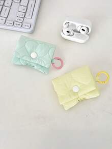 Bluetooth Earphone Storage Box, Earphone Protective Soft Case, Travel Organizer Bag, Bluetooth Earphone Case, Charging Box, Power Bank, Phone Charger, Digital Camera Accessories - Multicolor - View 11