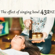 Authentic Nepalese Sanskrit Singing Bowl Set - Copper Bell For Yoga, Meditation & Therapy, Relaxing Sound Tool, Includes Wooden Mallet And Cushion - Perfect Spiritual Gift For Men & Women, Healing, Chakra Balancing, Mindfulness, Relaxation, Spiritual Growth - Comes With Wooden Mallet For Therapy, Stress Relief And Relaxation - Ideal For Yoga, Spiritual Practices And Therapy - Multicolor - View 3