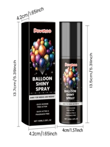 رذاذ لتحسين لمعان وإضاءة البالونات بأمان لمظهر أكثر إشراقًا وحيوية - متعدد الألوان - مشاهدة 7