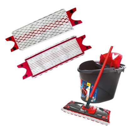 1/2/3/4pcs (Mop Not Included) Replacement Mop Pads Compatible With Ultramax Turbo 2-In-1 Mop, Easy Assembly, Reusable Washable Super Absorbent Microfiber Cleaning Cloth Suitable For Bathroom And Kitchen, Christmas & Halloween