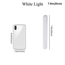 Intelligent LED Motion Sensor Light, Thin Cat Eye Mountain Shaped Lamp Strip For Home Decor, Rechargeable Self-Adhesive Cabinet Wardrobe Light, 10cm/200mAh, 30cm/400mAh, 50cm/400mAh Motion Sensor Cabinet Light