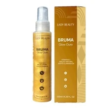 Gold Glow Makeup Fixing Mist 310ML Waterproof - Premium Brand Lady Beauty - Golden - Xem 3