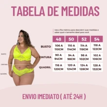 Plus Size Lingerie With Reinforced Straps Cropped And Briefs Plus Size Set - Mustard Yellow - View 3