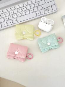 Bluetooth Earphone Storage Box, Earphone Protective Soft Case, Travel Organizer Bag, Bluetooth Earphone Case, Charging Box, Power Bank, Phone Charger, Digital Camera Accessories - Multicolor - View 4