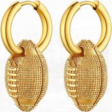 Vivid Ball Pendants Necklace For Men, Solid Stainless Steel Sport Ball Necklace In Silver/Black/Gold,  Sport Fan Jewelry Collection Gift