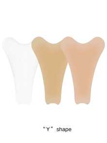 1 pieza/3 piezas Pegatinas de silicona impermeables y privadas para mujeres, para prevenir la exposición y la vergüenza al usar pantalones de yoga, trajes de baño para parques acuáticos, aguas termales o playa. Pegatinas de silicona especiales para la protección de las partes íntimas de las chicas en bikinis y trajes de baño.