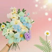 620 件套毛根工艺套装，莫奈花园色调，600 根毛根条，含 20 根花茎，毛根条毛根条，DIY 手工艺术项目、创意礼品包装、派对装饰等工艺用品，蓬松毛绒棒（莫奈花园色调，12 英寸） - 彩色 - 查看 12