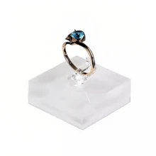 Acrylic Ring Display Stand, Multi-Type Ceramic White Jewelry Organizer Holder For Rings, Tabletop Display - Multicolor - View 13