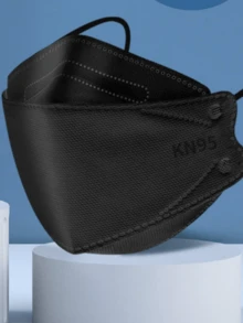 10片装成人柳叶形KN95莫兰迪独立包装透气口罩，极具吸引力的一次性防护口罩 - 彩色 - 查看 11