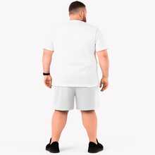 Tactel Plus Size Men's 3-Piece Bermuda Shorts - Sports Casual - 3 Ice - View 4