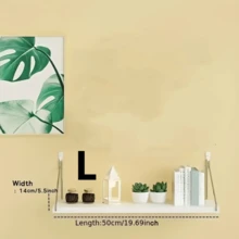 [Trang trí phòng Giáng sinh] 1 kệ gỗ treo tường đơn giản theo phong cách Bắc Âu, giá để đồ treo tường, kệ gỗ nổi, đồ dùng sắp xếp cho phòng khách, phòng ngủ, phòng tắm, trang trí nhà cửa, trang trí tường - trắng - Xem 14