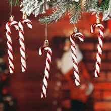 6er-Pack Neujahr Weihnachtsparty Geschenke Weihnachtsschmuck Zuckerstangen Weihnachtsbaum Ornamente Zuckerstangen Anhänger Dekoration Weihnachten Weihnachtsdekoration Weihnachtspyjamas Weihnachtsgeschenke Weihnachtsdekoration