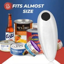 One Touch Electric Can Opener - Automatic Can Openers With Smooth Edge, Free Handheld Electric Can Opener For Kitchen - White - View 10