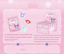 Miniso TOPTOY 酷洛米和美乐蒂汽水盲盒系列收藏玩具，可爱女孩礼物，可动人偶装饰 - 彩色 - 查看 7