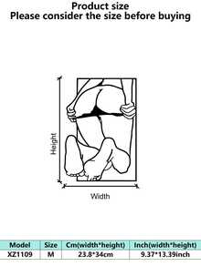 1pc Modern Black Metal Sign - Decorative Bathroom Wall Art, Hanging Iron Sculpture, Wall Mount Design For Home Decor, Unique Gift Idea, Rust-Resistant, Easy To Install