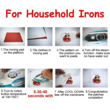 Pegatina de transferencia de calor con mariquita de siete estrellas linda y de ojos grandes, se puede lavar, planchar y parchar con agua, adecuada tanto para hombres como para mujeres en camisetas, vaqueros, chaquetas, mochilas, gorras, etc.