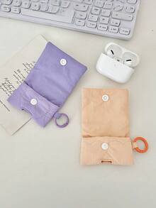 Bluetooth Earphone Storage Box, Earphone Protective Soft Case, Travel Organizer Bag, Bluetooth Earphone Case, Charging Box, Power Bank, Phone Charger, Digital Camera Accessories - Multicolor - View 6