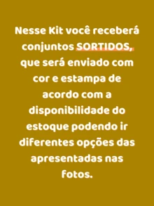 Conjuntos Femininos kit com 8 peças = 4 conjuntos Estilo, Conforto e Diversão - Multicolorido - Visão 2