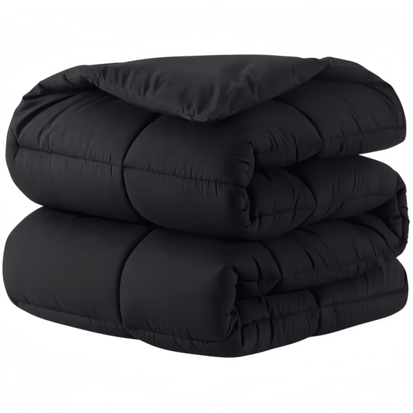 1pc Comforter Duvet Insert - Quilted Comforters, All Season Duvet, Polyester Filling, Bedding Comforter With Corner Tabs