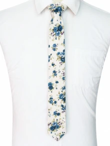 1 chiếc cà vạt nam, cà vạt in hoa cao cấp, thiết kế thời trang, phù hợp cho đám cưới, chú rể, phù rể, chụp ảnh cưới, công sở, sự kiện trang trọng, làm quà tặng, tiệc tối và nhiều dịp khác. - Nhiều màu - Xem 3