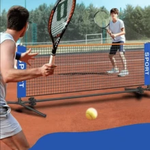 1pc Portable Tennis & Badminton Net 3.1m Wide Ideal For Gardens Courts Beaches Backyards Indoor/Outdoor Use Racks Not Included