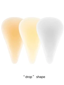 1 pieza/3 piezas Pegatinas de silicona impermeables y privadas para mujeres, para prevenir la exposición y la vergüenza al usar pantalones de yoga, trajes de baño para parques acuáticos, aguas termales o playa. Pegatinas de silicona especiales para la protección de las partes íntimas de las chicas en bikinis y trajes de baño.