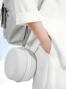 [2025 Hot New Style]U-Shaped Memory Foam Neck Pillow With Storage Case, Portable Travel And Nap Pillow, Slow Rebound Neck Pillow, Office Nap Essential, Airplane Travel Cervical Pillow. It Is Detachable And Machine-Washable, Comes With A Storage Bag