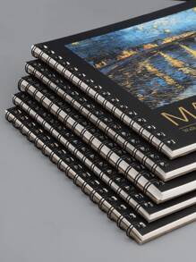 دفتر رسم مخصص للأقلام ، 8 أنماط مرسلة عشوائيًا ، 40 صفحة سميكة / كتاب 120 جرام / م² ، ورق مائي A4 / A3 للرسم اليدوي ، دفتر رسم A4 / A3 للطلاب ، ورق رسم فارغ متخصص للرسم والرسوم الكرتونية ، مناسب لاستخدام طلاب الفن ، هدية عيد الأم ، لوازم مدرسية