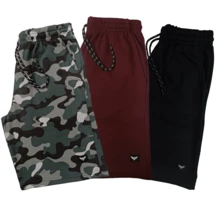 Kit Of 3 Men's Plus Size Camouflage Sweatpants, Assorted Colors, G1, G2, G3 - Army Green - View 1
