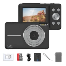 44MP 1080P High Definition Digital Camera, 16X Digital Zoom, 2.4" LCD, Rechargeable, 32G TF Card Included, For Photography, Video Recording, Webcam, Great Gift For Thanksgiving, Christmas And New Year - Multicolor - View 13