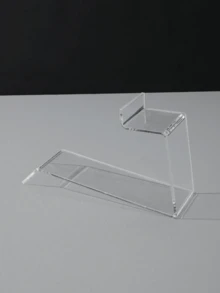 Acrylic L-Shaped High-Heel Sport Shoe Support Stand For Display, With Protective Film - Clear - View 4