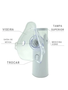 Inhaler Nebulizer Machine Portable Nebulizer Adult Children Silent - 白色 - 查看 2